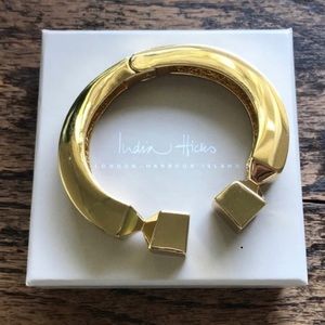 12k Gold Brass Plated Leticia Cuff